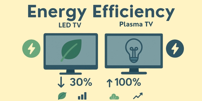 Energy Efficiency Led Tv Vs Plasma Tv Energy Efficiency - Led Tv Vs Plasma Tv