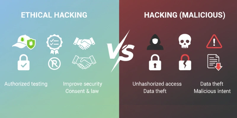 Ethical Hacking Vs Hacking Ethical Hacking Vs Hacking