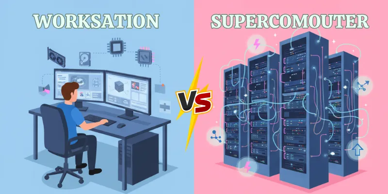 Workstation Vs Supercomputer Workstation Vs Supercomputer